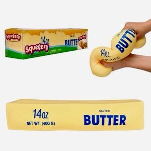 Sunny Days Squeezy Jumbo BUTTER -  Viral Sensory Stress Relief Squeeze Toy 14oz